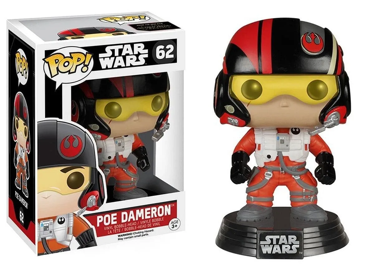 Star Wars The Force Awakens - Poe Dameron Pop! Vinyl Figure (Box Minor Damaged)