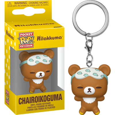 Pre-Order: Rilakkuma - Chairoikoguma (Sleepy) Pocket Pop! Keychain