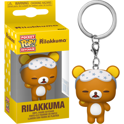 Pre-Order: Rilakkuma - Chairoikoguma (Sleepy) Pocket Pop! Keychain