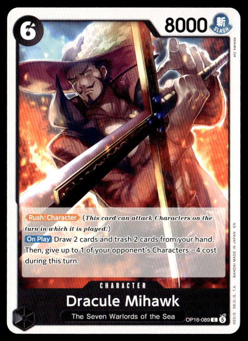 Dracule Mihawk C The Time of Battle OP16-089