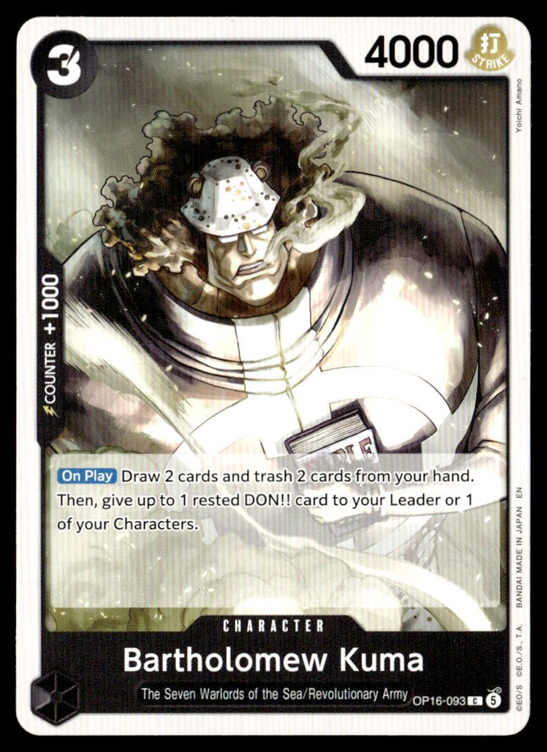 Bartholomew Kuma (093) C The Time of Battle OP16-093