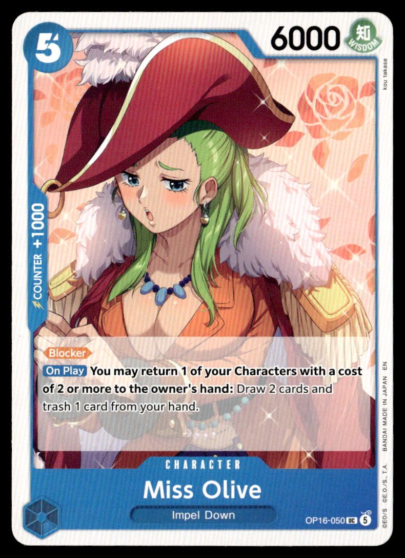 Miss Olive UC The Time of Battle OP16-050