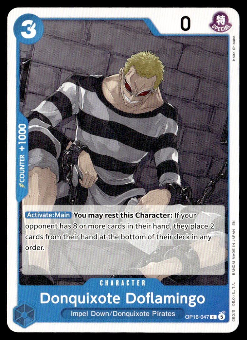 Donquixote Doflamingo (047) C The Time of Battle OP16-047