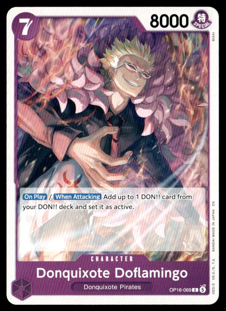 Donquixote Doflamingo (069) C The Time of Battle OP16-069
