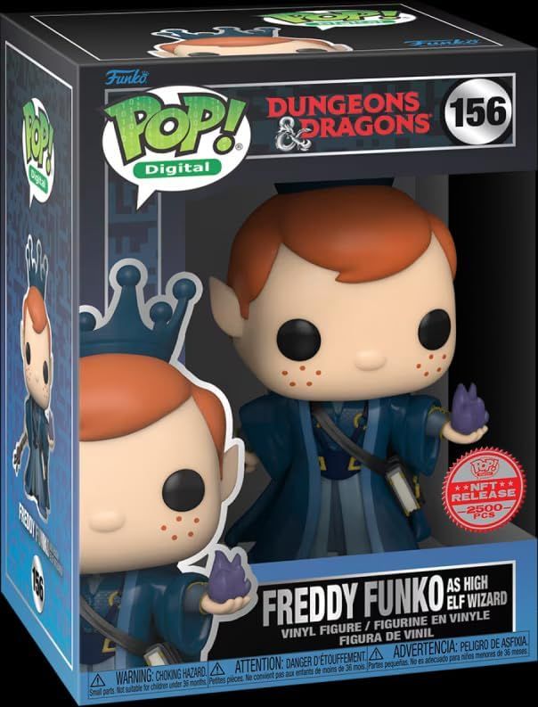 Digital: Dungeons &amp; Dragons- Freddy as High Elf Wizard NFT Pop! Vinyl Figure