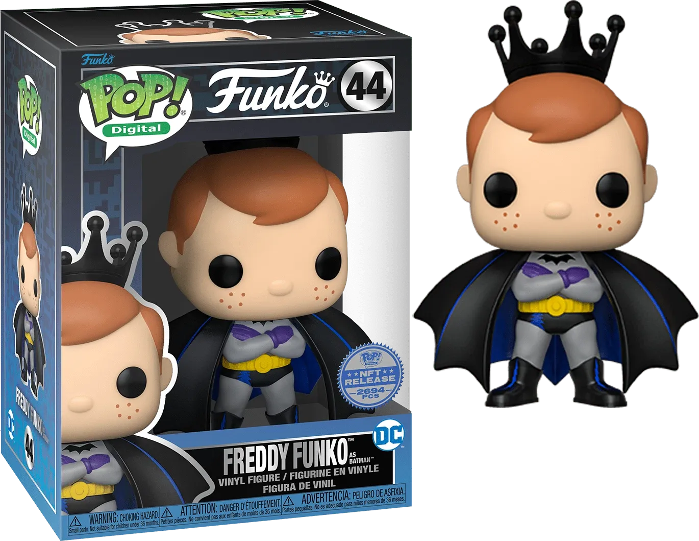 Digital: Funko- Freddy Funko as Batman NFT Pop! Vinyl Figure