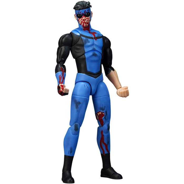 Pre-Order: Invincible - Invincible (Battle Damaged) Deluxe 1/12th Scale Action Figure - Mighty Toys Australia