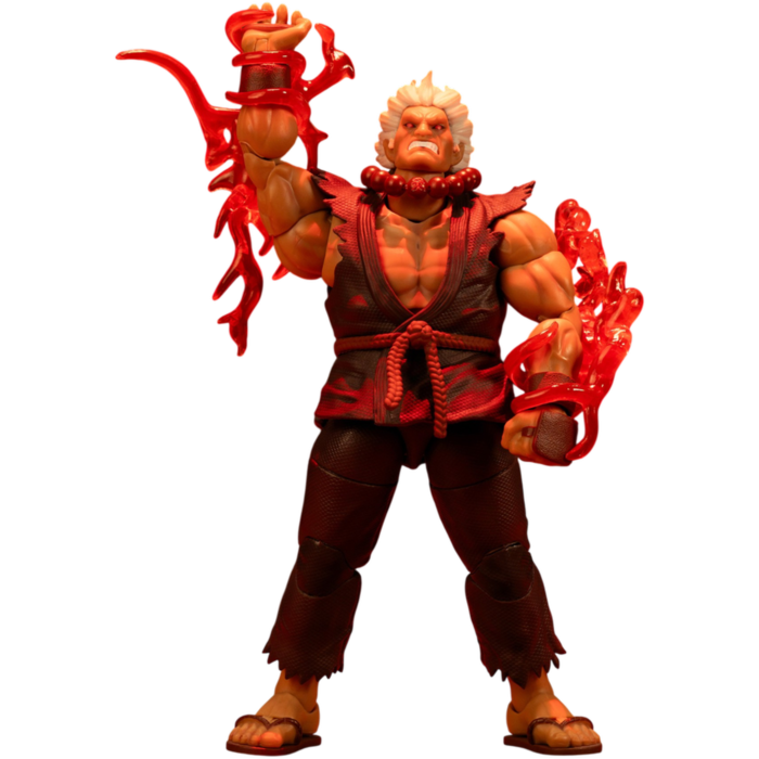 Pre-Order: Ultra Street Fighter II: The Final Challengers - Akuma Deluxe 1/12th Scale Action Figure - Mighty Toys Australia