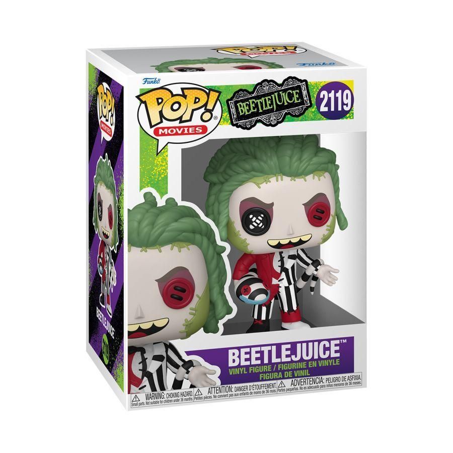 Pre-Order: Beetlejuice – Beetlejuice Patchwork Pop! Vinyl Figure - Mighty Toys Australia
