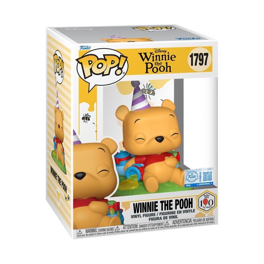 Pre-Order: Winnie the Pooh – Winnie the Pooh 100th Anniversary Exclusive Pop! Premium Vinyl Figure - Mighty Toys Australia