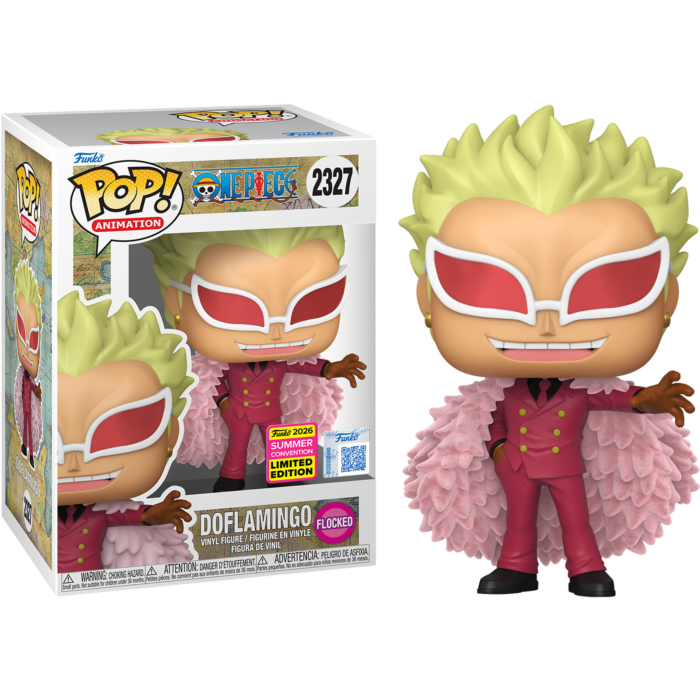 One Piece - Doflamingo Flocked Pop! Vinyl Figure (2026 Summer Convention Exclusive)