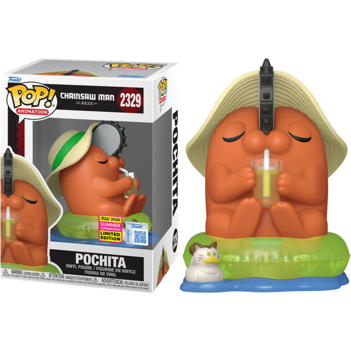Chainsaw Man - Pochita on Floaty Pop! Vinyl Figure (2026 Summer Convention Exclusive)