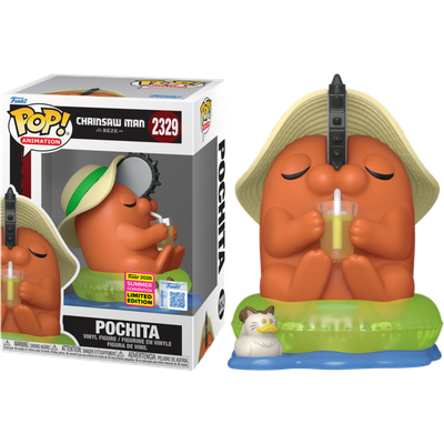 Chainsaw Man - Pochita on Floaty Pop! Vinyl Figure (2026 Summer Convention Exclusive)