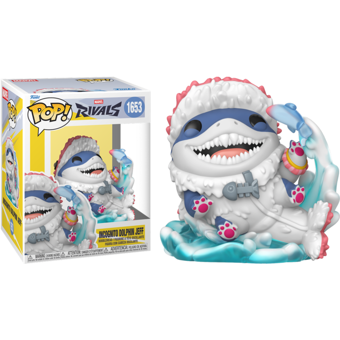 Pre-Order: Marvel Rivals - Incognito Dolphin Jeff Pop! Premium Vinyl Figure - Mighty Toys Australia