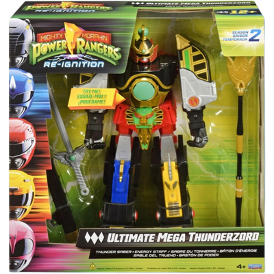 Mighty Morphin Power Rangers: Re-Ignition - Ultimate Mega Thunderzord Electronic Action Figure - Mighty Toys Australia