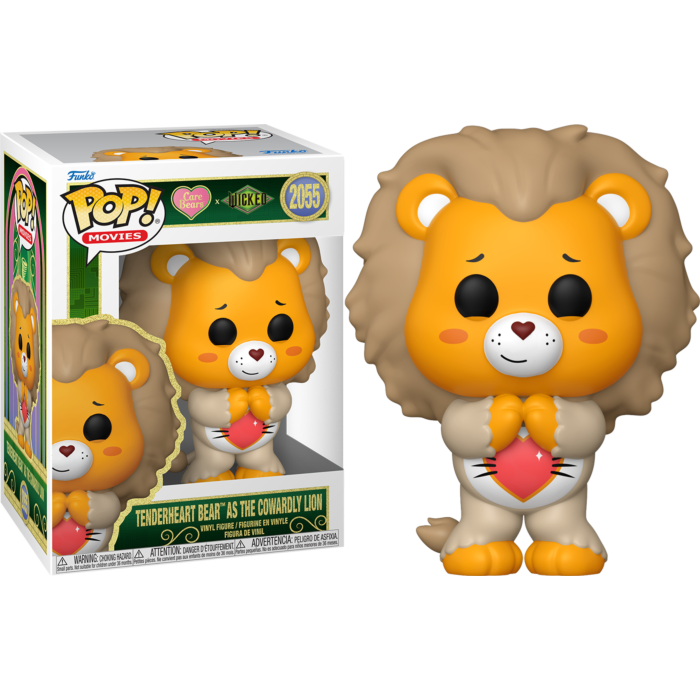 Care Bears x Wicked - Tenderheart Bear as The Cowardly Lion Pop! VInyl Figure