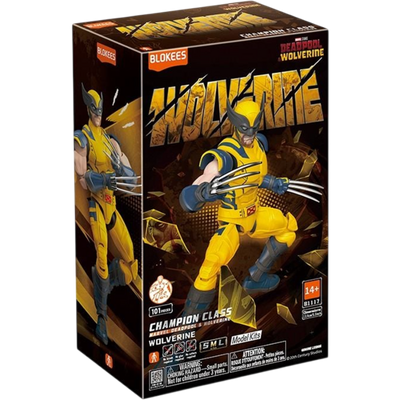 Blokees Deadpool &amp; Wolverine (2024) - Wolverine Champion Class CC05 Articulated Model Kit - Mighty Toys Australia