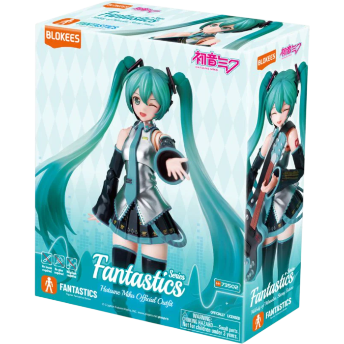 Blokees Hatsune Miku - Hatsune Miku Fantastics Series Articulated Model Kit Figure - Mighty Toys Australia