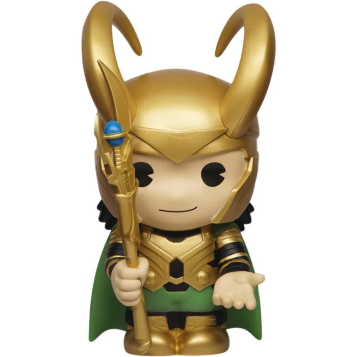 Marvel - Loki Figural PVC Money Bank - Mighty Toys Australia