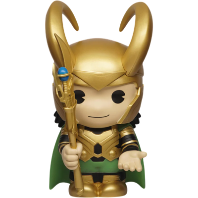 Marvel - Loki Figural PVC Money Bank - Mighty Toys Australia
