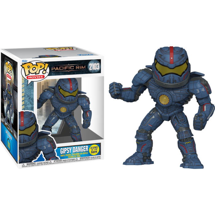 Pre-Order: Pacific Rim - Gipsy Danger Glow-in-the-Dark Super Sized 6" Pop! Vinyl Figure