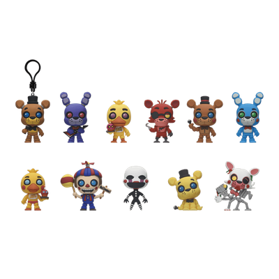 Pre-Order: Five Nights at Freddy’s – 3D Foam Bag Clip Blind Bag Series 1 - Mighty Toys Australia
