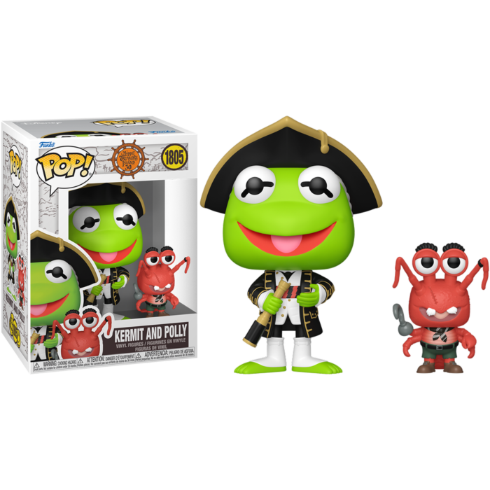 Pre-Order: Muppet Treasure Island - Kermit &amp; Polly Pop! Vinyl Figure