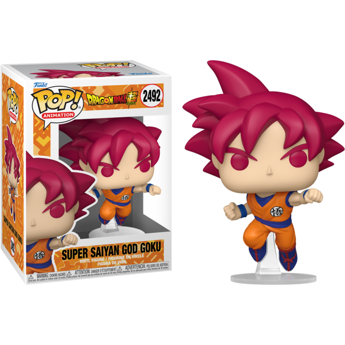 Pre-Order: Dragon Ball: Super - Super Saiyan God Goku Pop! Vinyl Figure - Mighty Toys Australia