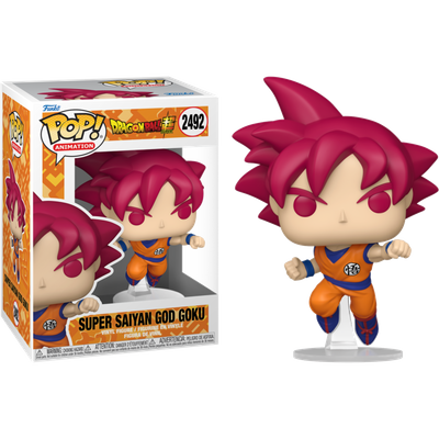 Pre-Order: Dragon Ball: Super - Super Saiyan God Goku Pop! Vinyl Figure - Mighty Toys Australia