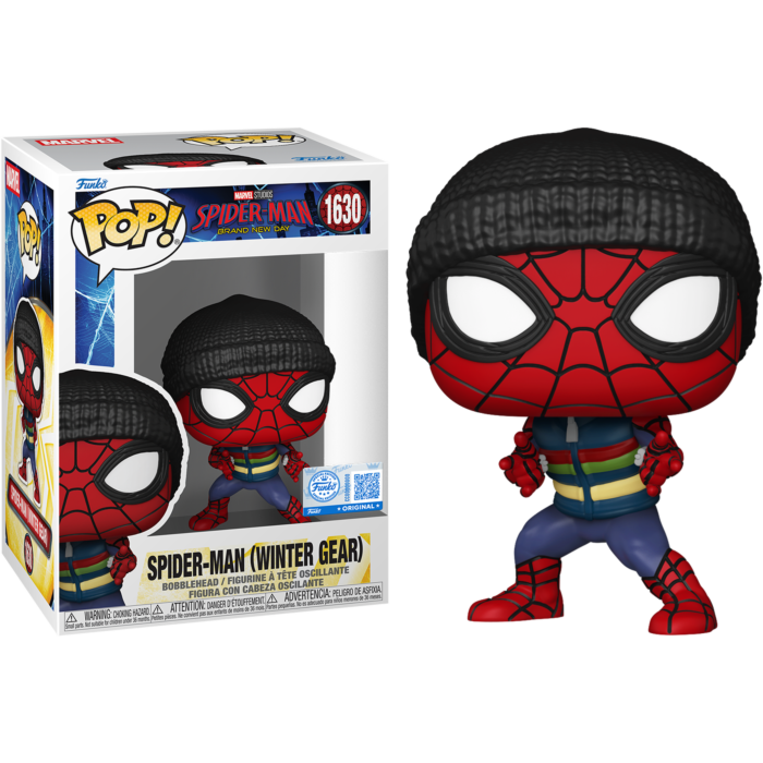 Pre-Order: Spider-Man: Brand New Day (2026) - Spider-Man (Winter Gear) Pop! Vinyl Figure