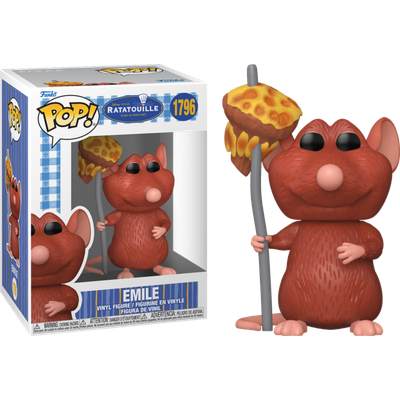 Pre-Order: Ratatouille - Emile with Mushroom Pop! Vinyl Figure - Mighty Toys Australia