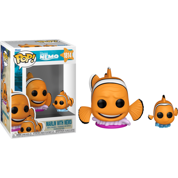 Pre-Order: Finding Nemo - Marlin with Nemo Pop! Vinyl Figure - Mighty Toys Australia