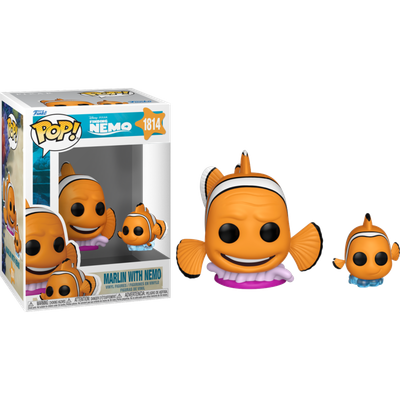 Pre-Order: Finding Nemo - Marlin with Nemo Pop! Vinyl Figure - Mighty Toys Australia