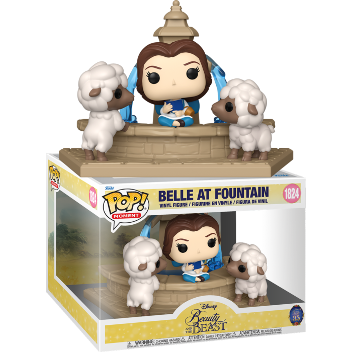 Pre-Order: Beauty and the Beast (1991) - Belle at Fountain Pop! Moment Vinyl Figure - Mighty Toys Australia