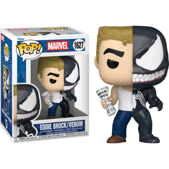 Pre-Order: Marvel: Split - Eddie Brock/Venom Pop! Vinyl Figure - Mighty Toys Australia