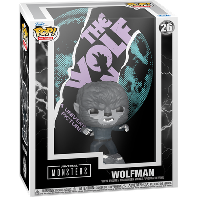 Pre-Order: Universal Monsters - Wolfman Pop! VHS Covers Vinyl Figure - Mighty Toys Australia