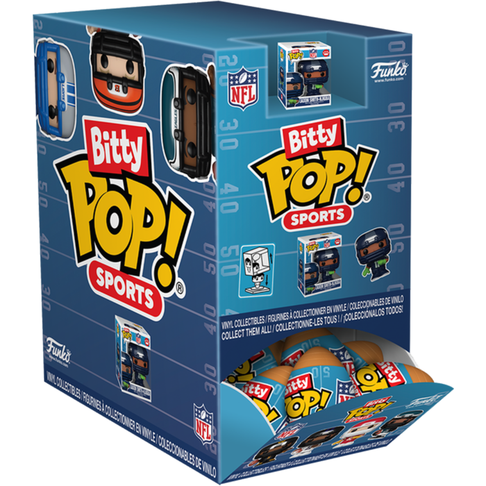 NFL Football - Football Capsule Bitty Pop! Blind Bag Vinyl Figure (1 Blind Bag) - Mighty Toys Australia
