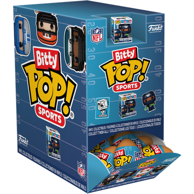 NFL Football - Football Capsule Bitty Pop! Blind Bag Vinyl Figure (1 Blind Bag) - Mighty Toys Australia