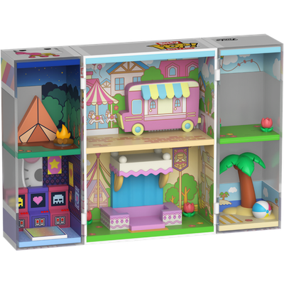 Hello Kitty &amp; Friends - Supercute Town Bitty Pop! Playset with 10 Bitty Pop! Vinyl Figures view 2 - Mighty Toys Australia
