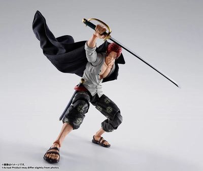 Pre-Order: One Piece- S.H.Figuarts Shanks Marineford Figure view 2 - Mighty Toys Australia