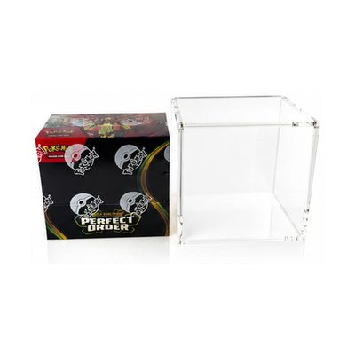 Pokemon English Booster Box Acrylic Case- Magnetic Lid