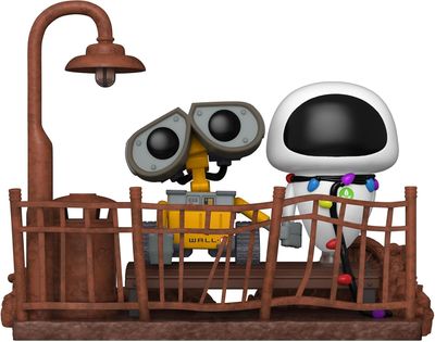 Disney Wall-E - Wall-E &amp; Eve Movie Moment Pop! Vinyl Figure view 2 - Mighty Toys Australia
