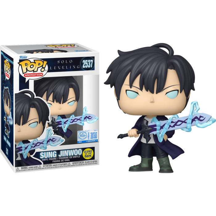 Pre-Order: Solo Leveling - Sung Jinwoo with Sword Glow-in-the-Dark Pop! Vinyl Figure