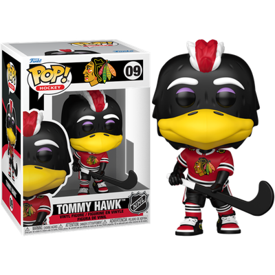 Pre-Order: NHL Hockey: Mascots - Tommy Hawk Chicago Blackhawks Pop! Vinyl Figure