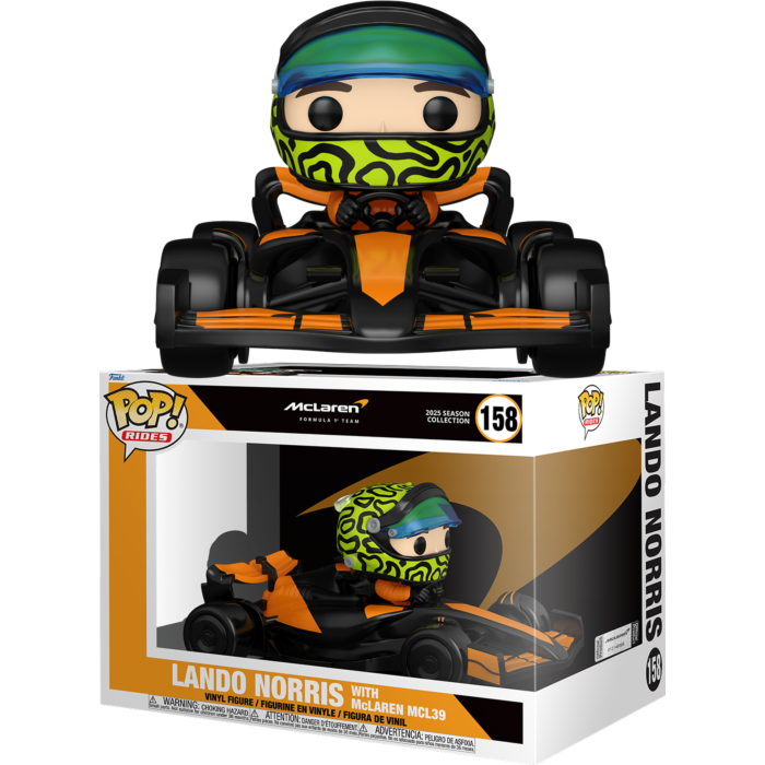 Pre-Order: F1: Formula 1 - Lando Norris with McLaren MCL39 (McLaren) Pop! Rides Vinyl Figure