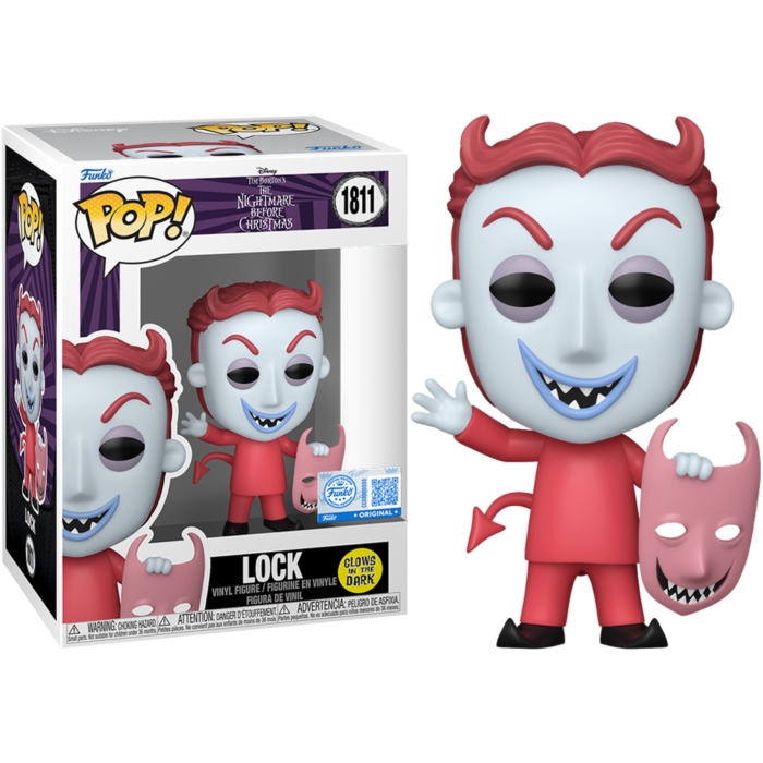 Pre-Order: The Nightmare Before Christmas - Lock Glow-in-the-Dark Pop! Vinyl Figure