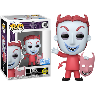 Pre-Order: The Nightmare Before Christmas - Lock Glow-in-the-Dark Pop! Vinyl Figure