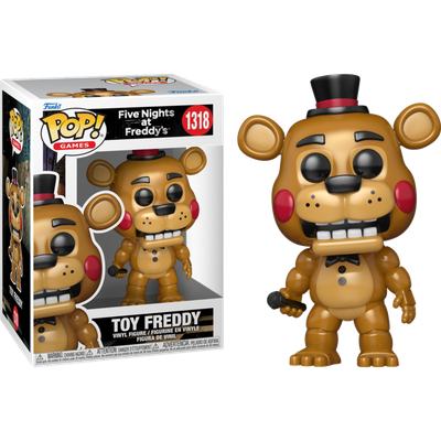 Pre-Order: Five Nights at Freddy's - Toy Freddy with Microphone Pop! Vinyl Figure