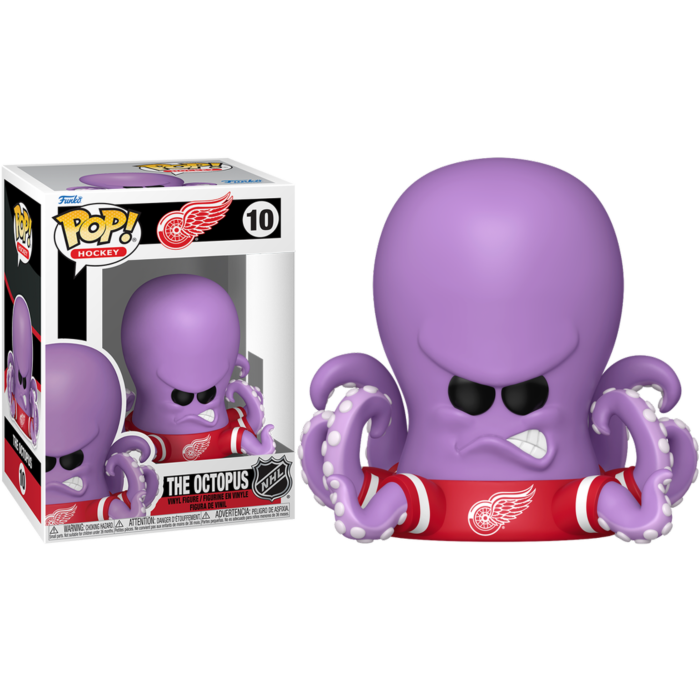 Pre-Order: NHL Hockey: Mascots - The Octopus Detroit Red Wings Pop! Vinyl Figure