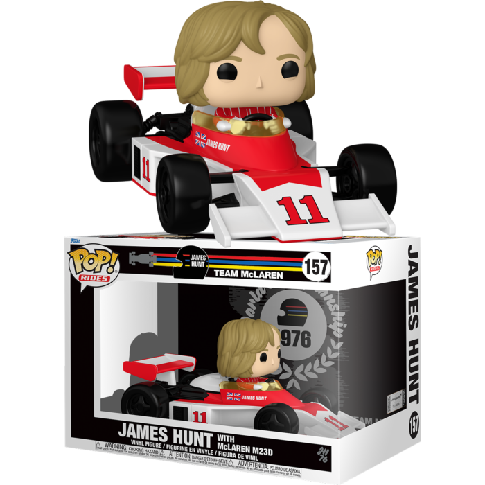 Pre-Order: F1: Formula 1 - James Hunt with McLaren M23D (Team McLaren) Pop! Rides Vinyl Figure
